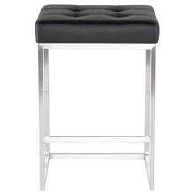 Load image into Gallery viewer, Chi Counter Stool in Brushed Stainless