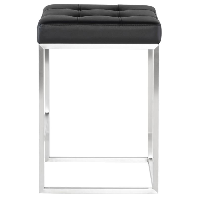 Chi Counter Stool in Brushed Stainless