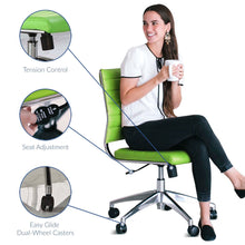 Load image into Gallery viewer, Deluxe Armless Mid Back Office Chair