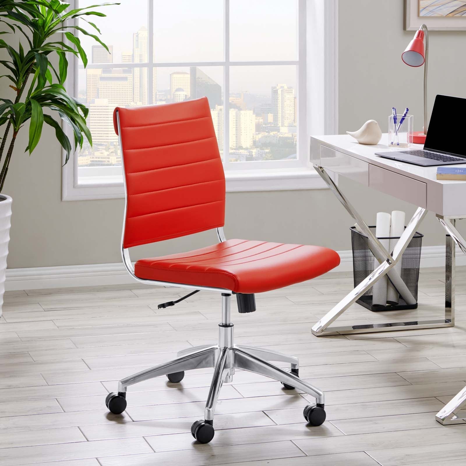 Deluxe Armless Mid Back Office Chair