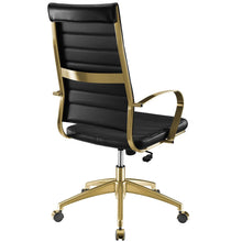 Load image into Gallery viewer, Deluxe Gold Stainless Steel Highback Office Chair