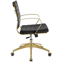 Load image into Gallery viewer, Deluxe Gold Stainless Steel Midback Office Chair