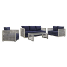 Load image into Gallery viewer, Maui 6 Piece Outdoor Patio Wicker Rattan Set