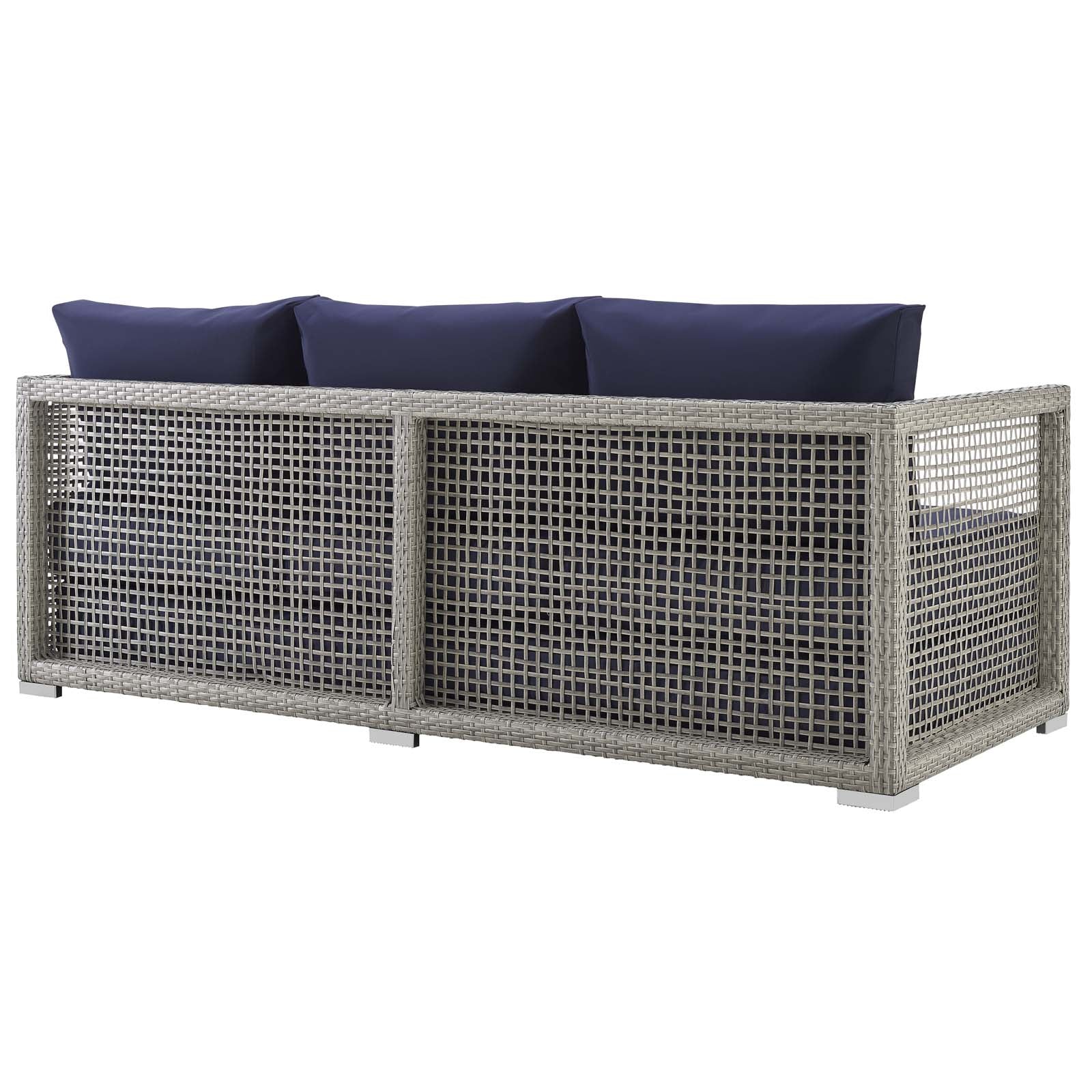 Maui 3 Piece Outdoor Patio Wicker Rattan Set