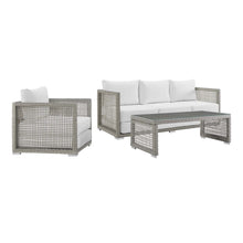 Load image into Gallery viewer, Maui 3-Piece Outdoor Patio Wicker Rattan Set