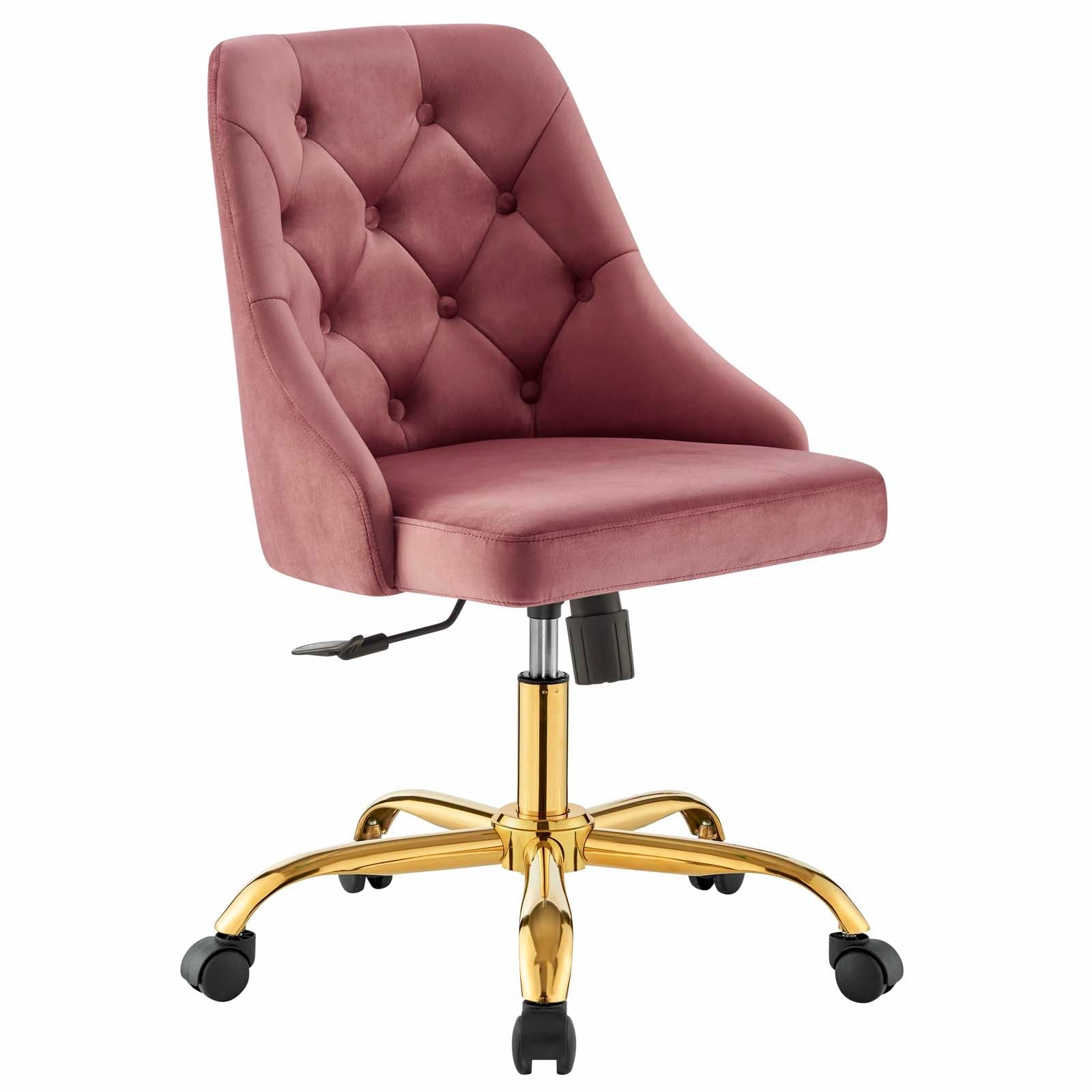 Loft Tufted Office Chair Gold