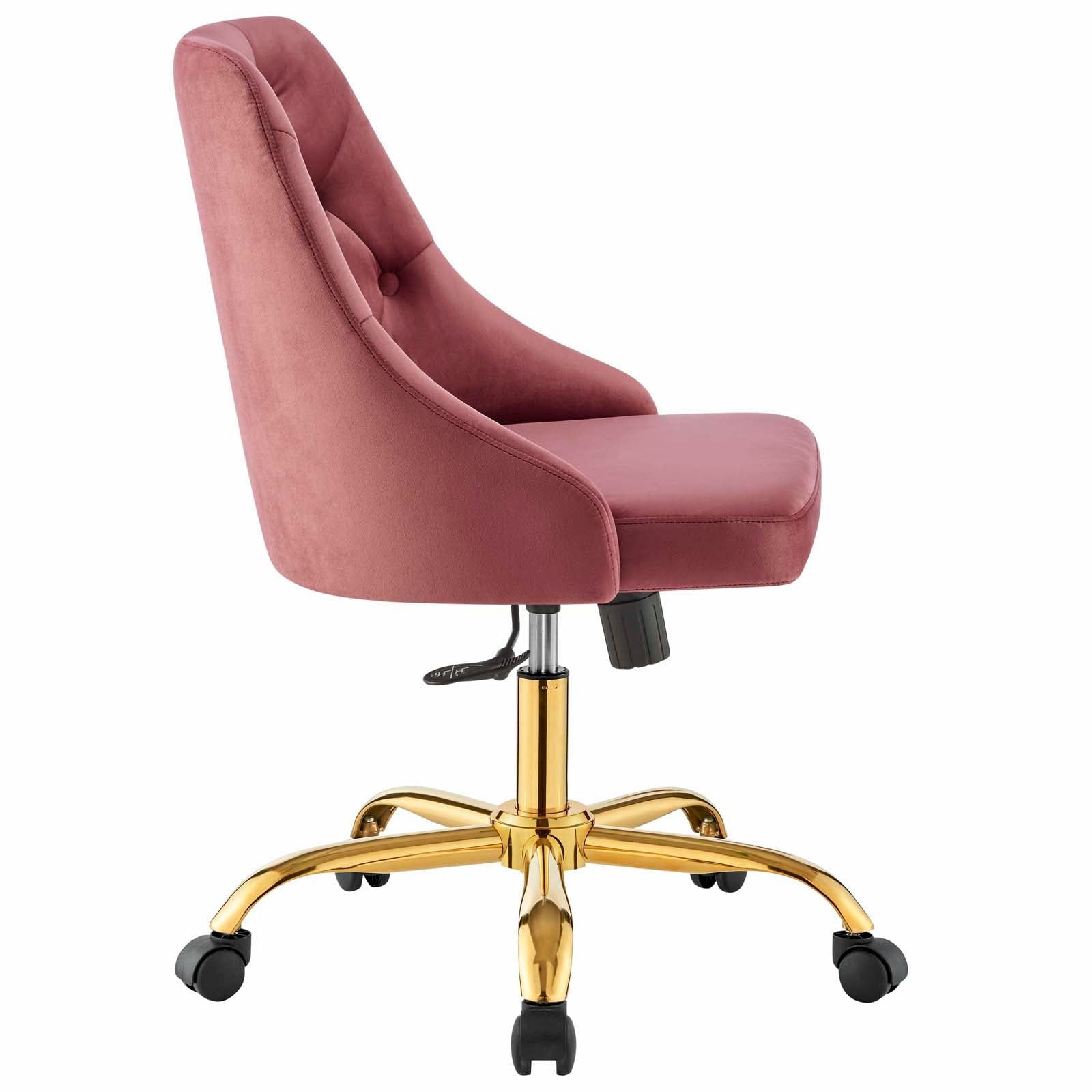 Loft Tufted Office Chair Gold