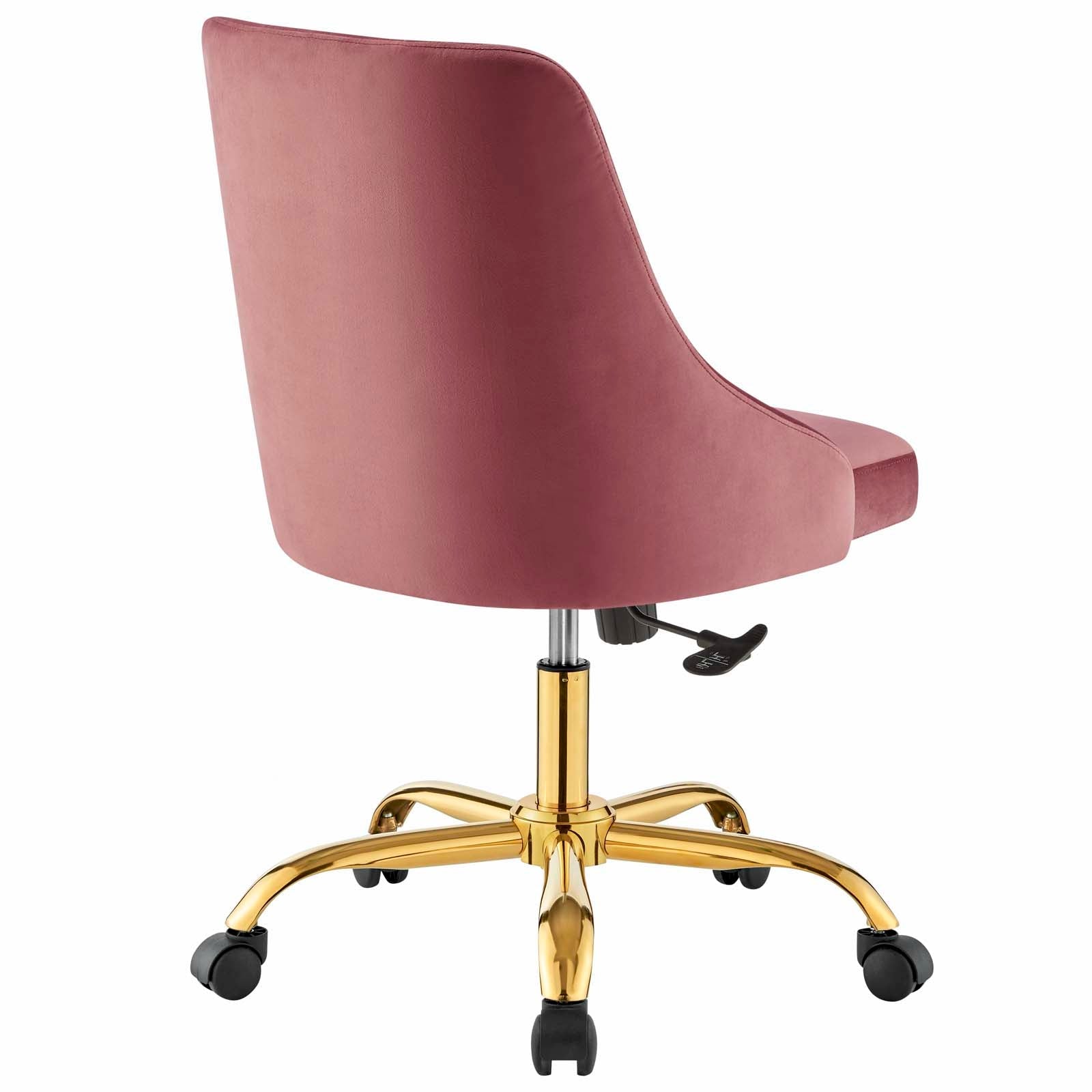 Loft Tufted Office Chair Gold