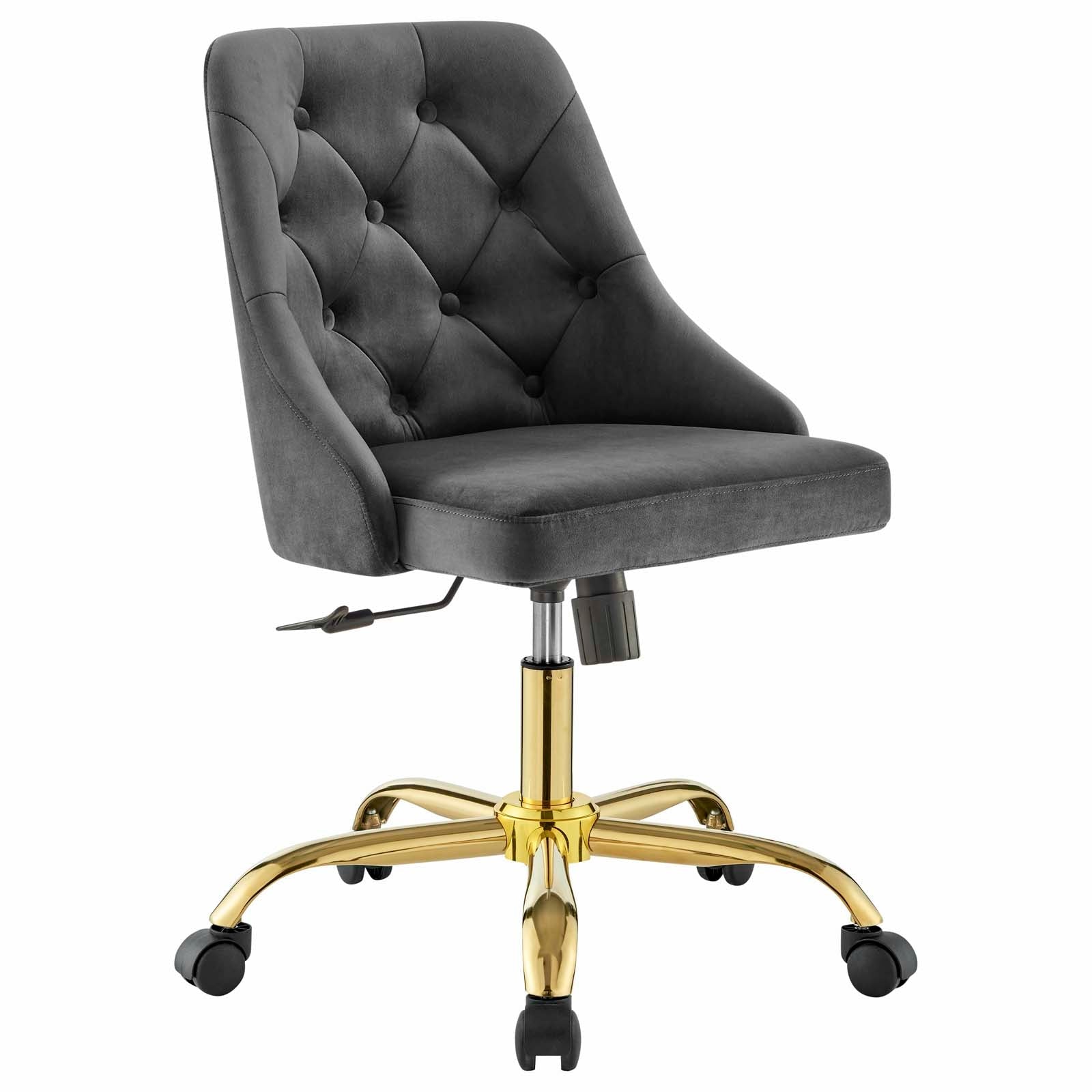 Loft Tufted Office Chair Gold