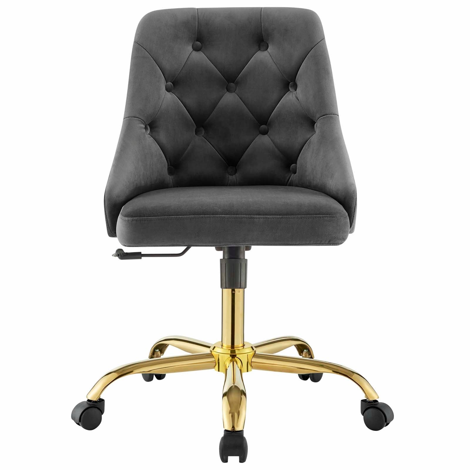 Loft Tufted Office Chair Gold