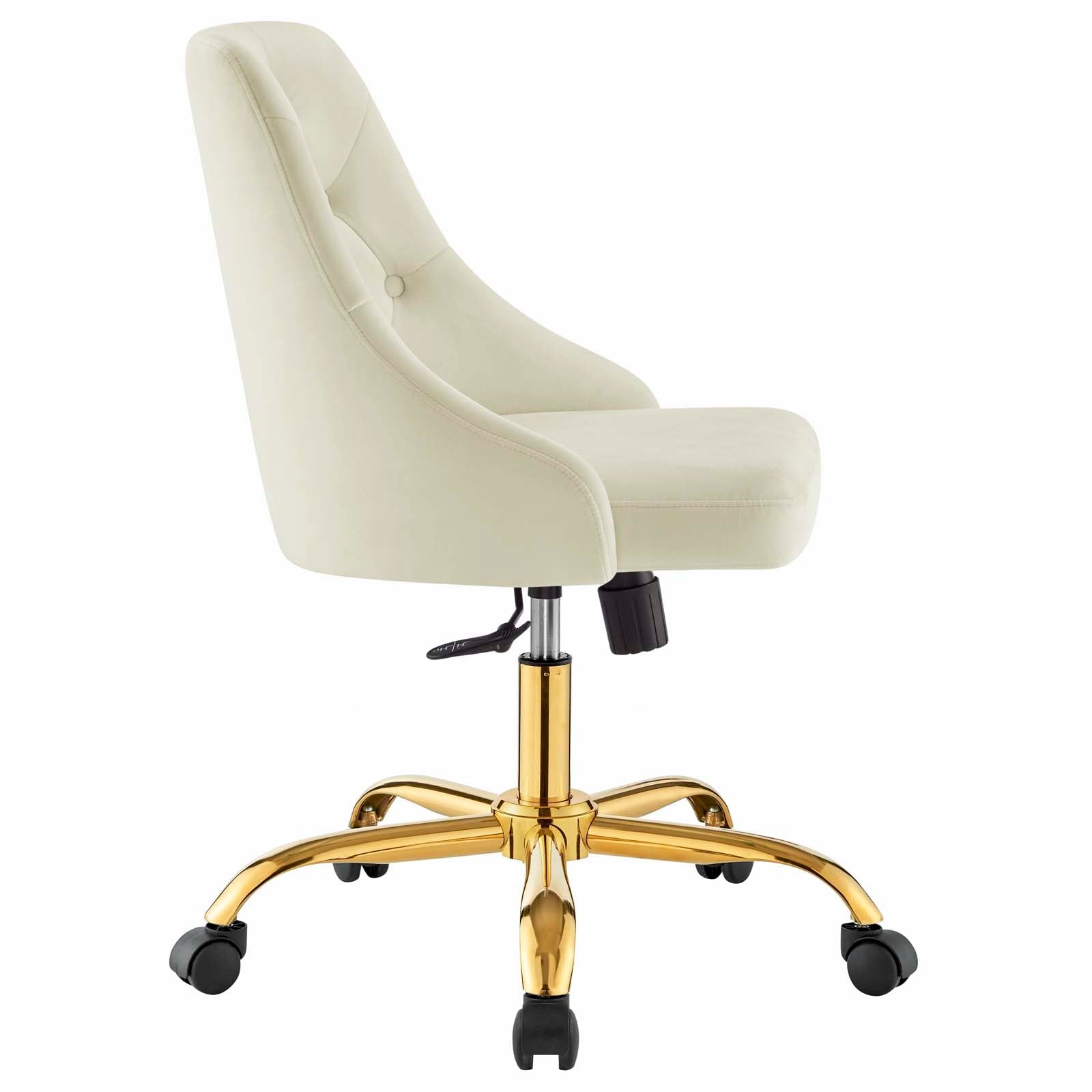 Loft Tufted Office Chair Gold