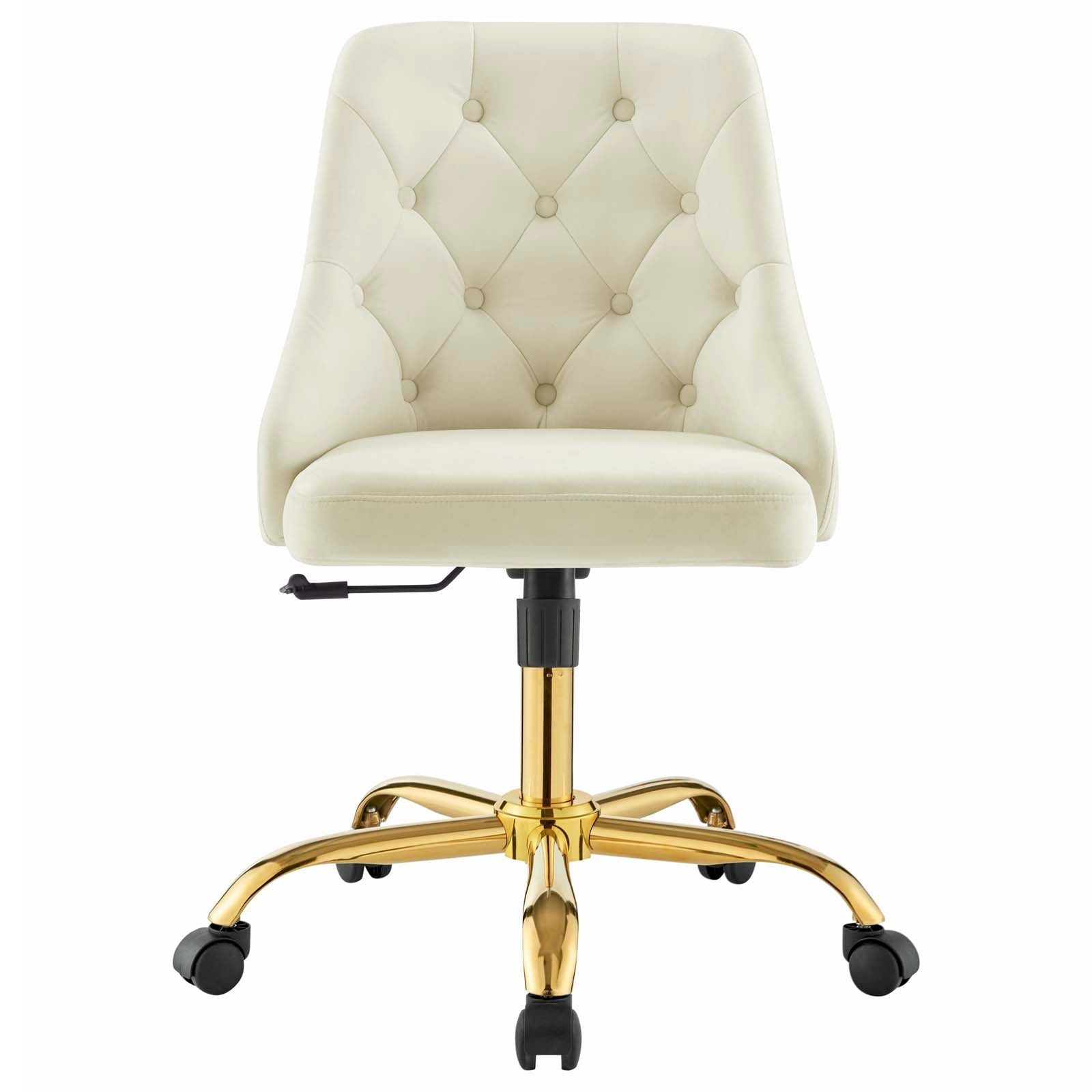 Loft Tufted Office Chair Gold