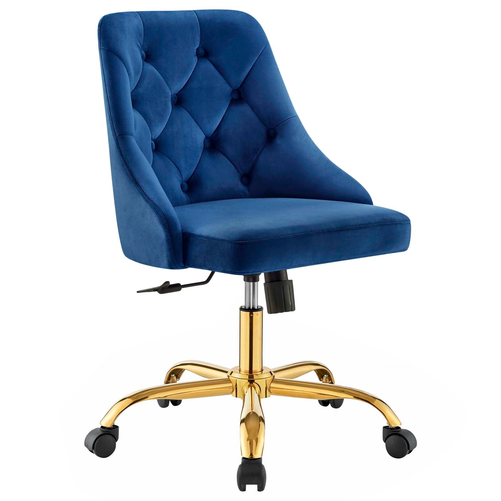 Loft Tufted Office Chair Gold