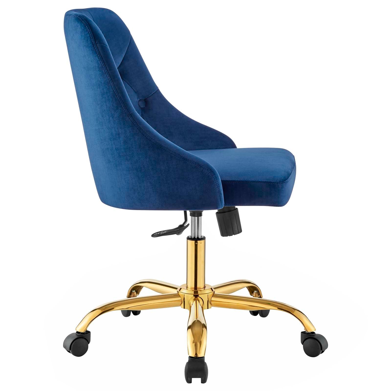 Loft Tufted Office Chair Gold