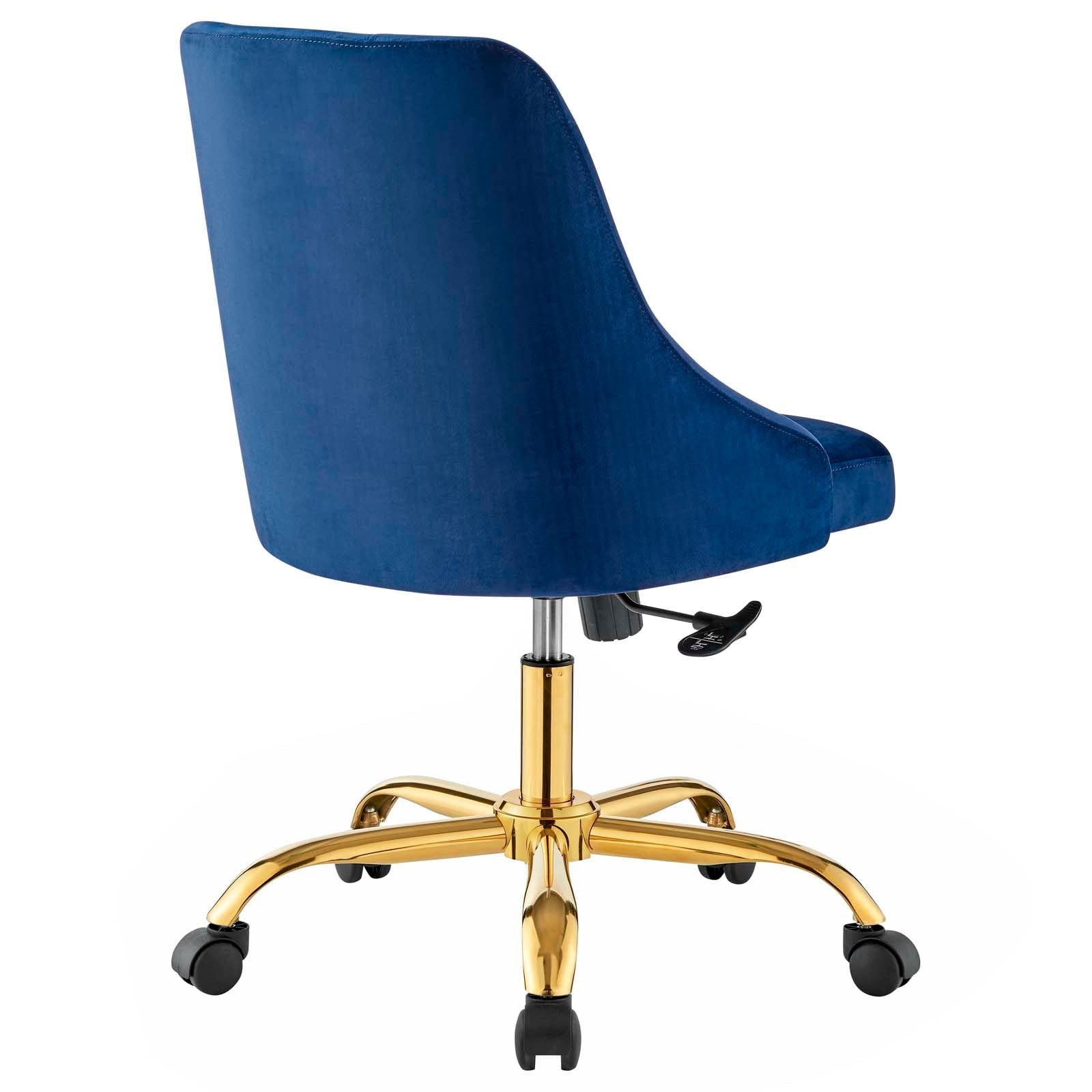 Loft Tufted Office Chair Gold