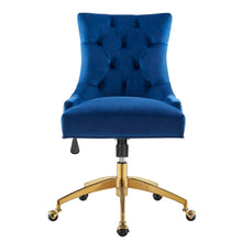 Load image into Gallery viewer, Andrew Tufted Velvet Gold Office Chair