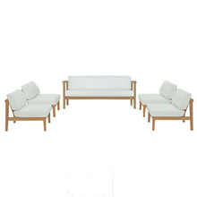 Load image into Gallery viewer, Willow 5 Piece Outdoor Patio Teak Set