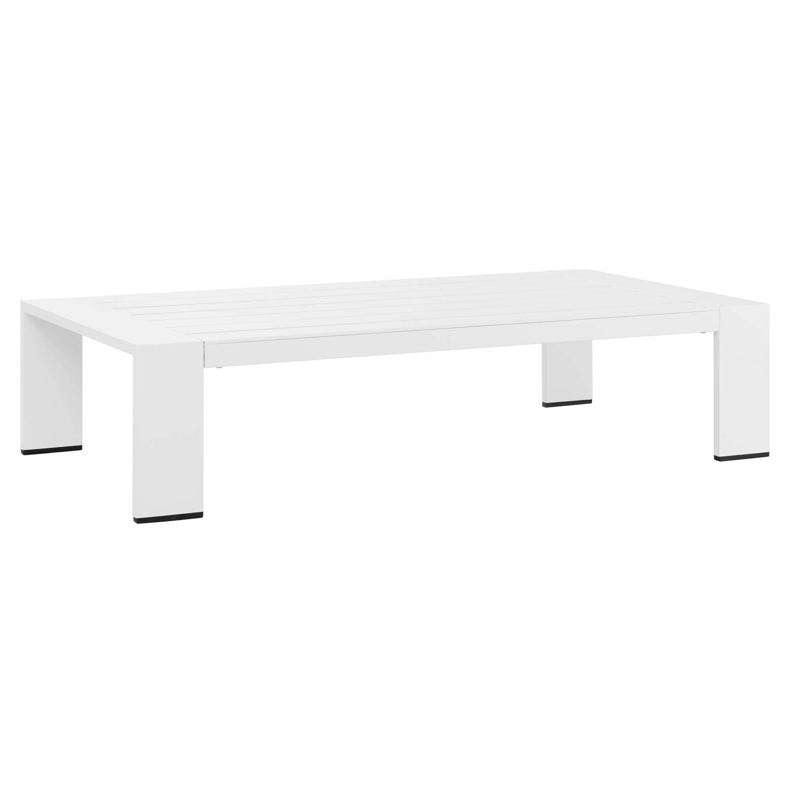 Brentwood Outdoor Patio Powder-Coated Aluminum Coffee Table