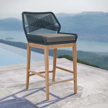 Load image into Gallery viewer, Tortuga 27.5&quot; Outdoor Patio Teak Wood Bar Stool