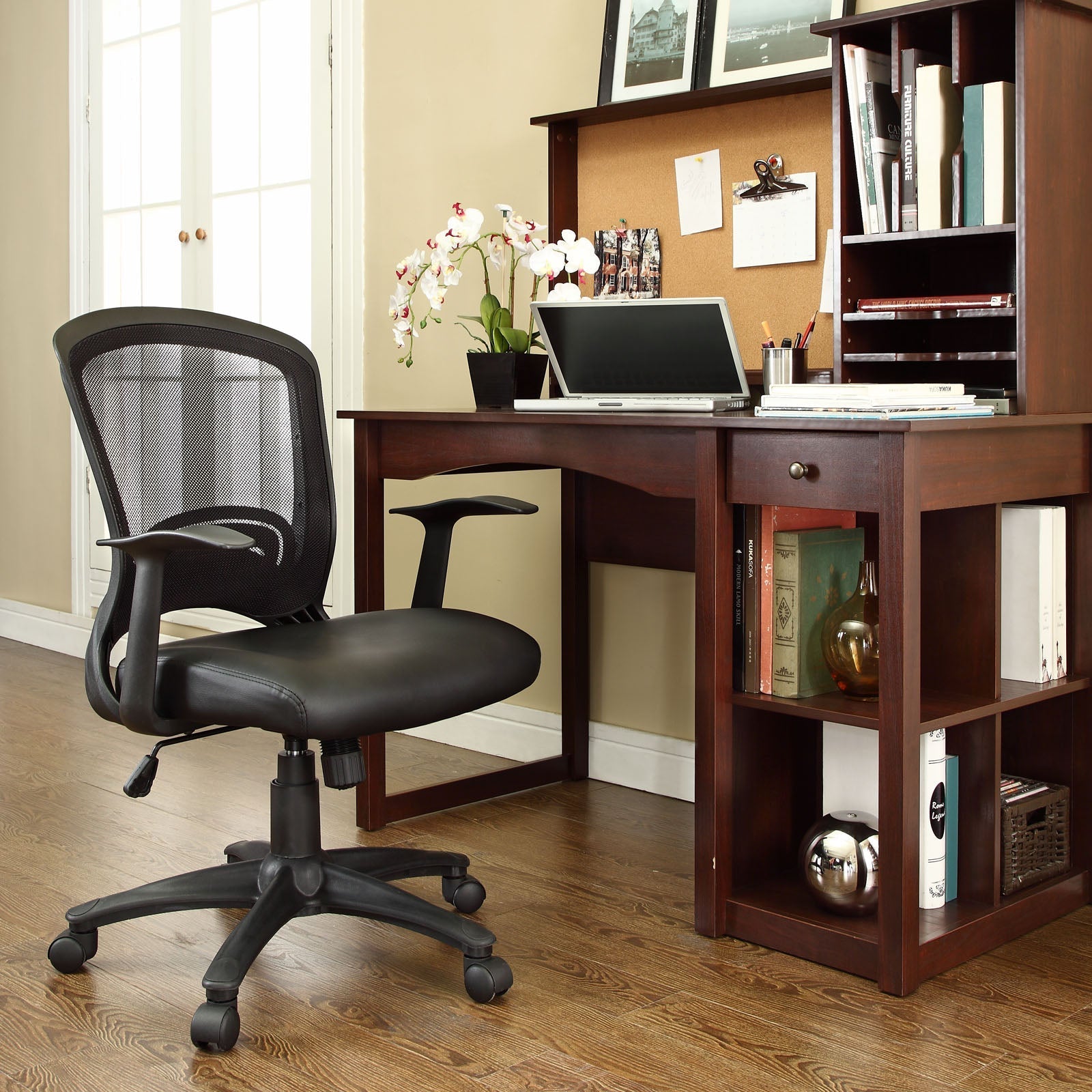 Sharp Adjustable Mid Back Mesh Office Chair
