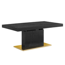 Load image into Gallery viewer, Evens 71&quot;-94&quot; Extendable Dining Table With Gold Base