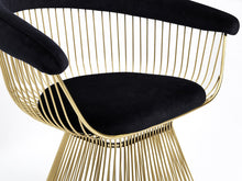 Load image into Gallery viewer, Swell Platner Gold Dining Chair Arm Chair