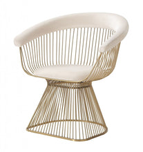 Load image into Gallery viewer, Swell Platner Gold Dining Chair Arm Chair