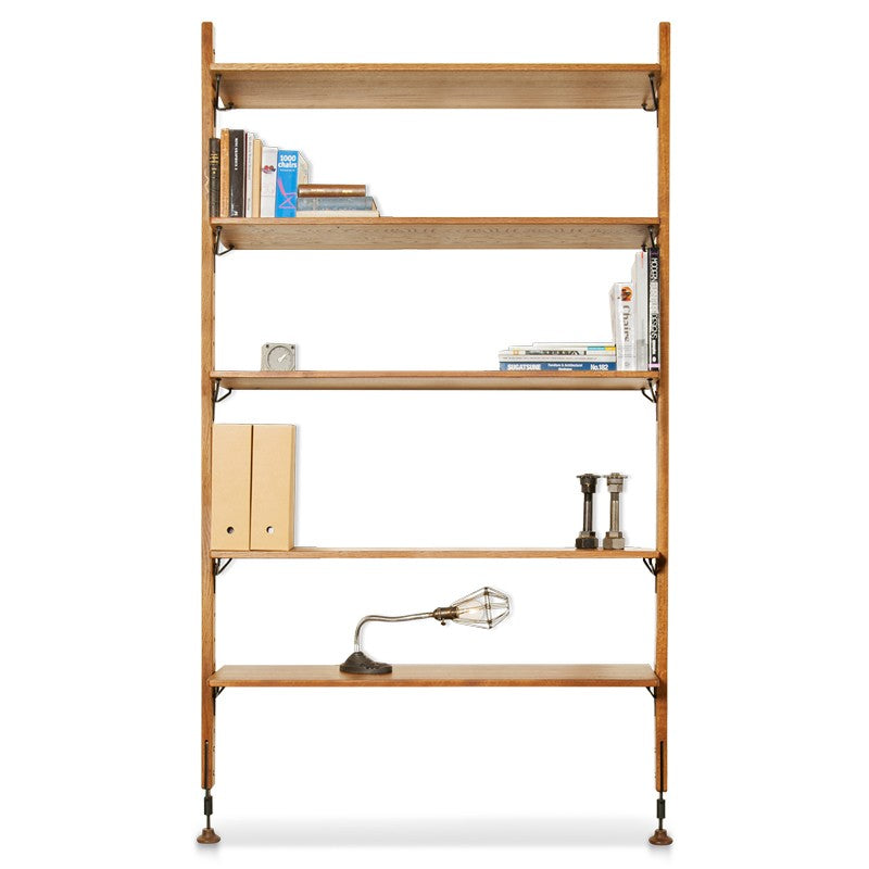 Theo Wall Unit With Large Shelves (49″ X 11.8″ X 83″)