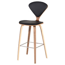 Load image into Gallery viewer, Satine Bar Stool in Leather Seat