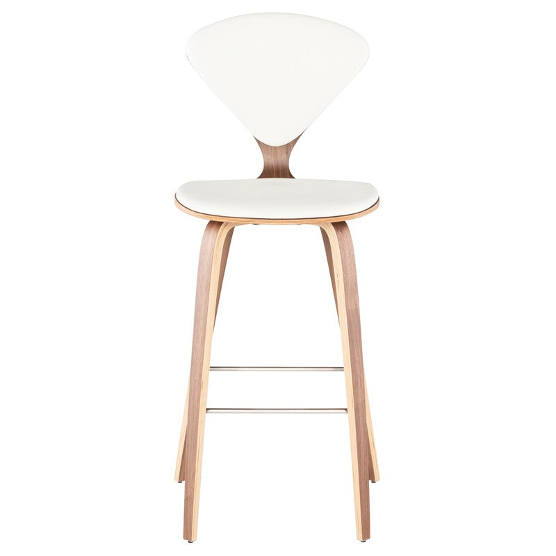 Satine Bar Stool in Leather Seat