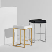 Load image into Gallery viewer, Chi Bar Stool In Brushed Stainless