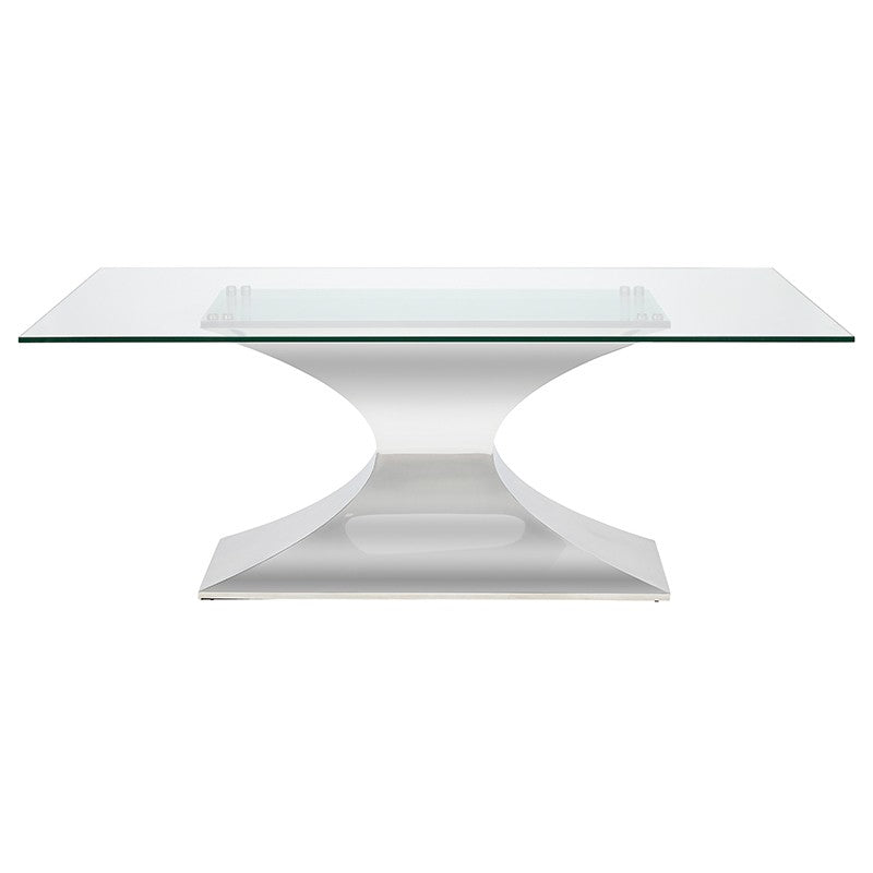 Praetorian Glass Dining Table 94"