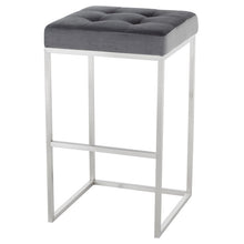 Load image into Gallery viewer, Chi Bar Stool In Brushed Stainless