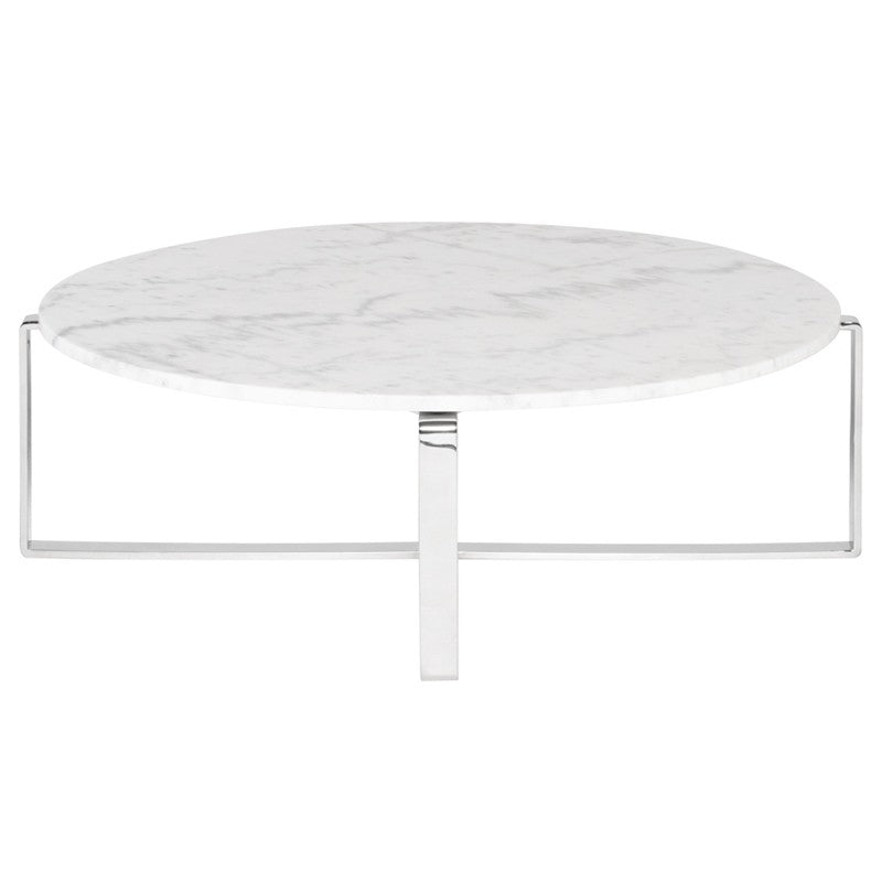 Rosa Coffee Table White Marble