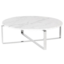 Load image into Gallery viewer, Rosa Coffee Table White Marble