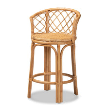 Load image into Gallery viewer, Lindy Rattan Counter Stool