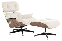 Load image into Gallery viewer, Classic Lux Italian Leather Lounge Chair and Ottoman