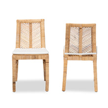 Load image into Gallery viewer, Palms Natural Rattan Dining Chairs (Set of 2)