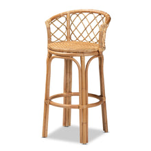 Load image into Gallery viewer, Lindy Rattan Bar Stool