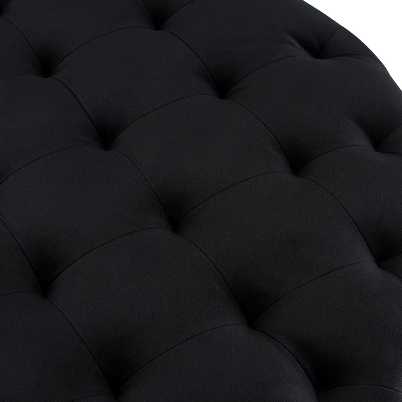 Round Tufty Ottoman