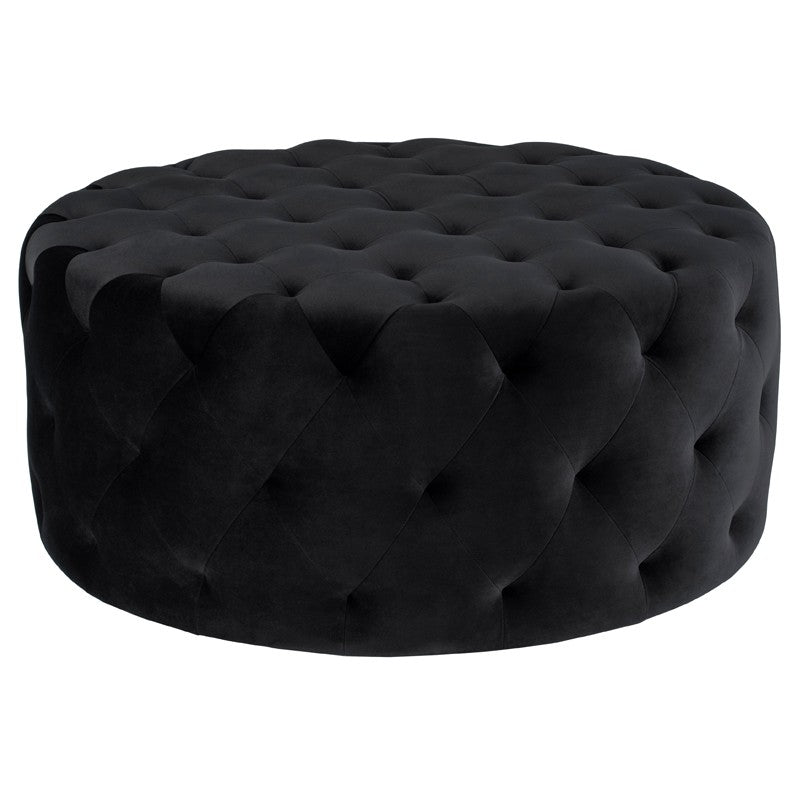 Round Tufty Ottoman