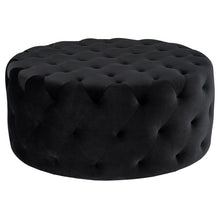 Load image into Gallery viewer, Round Tufty Ottoman