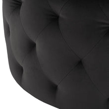 Load image into Gallery viewer, Round Tufty Ottoman