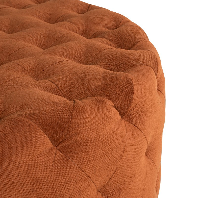 Round Tufty Ottoman