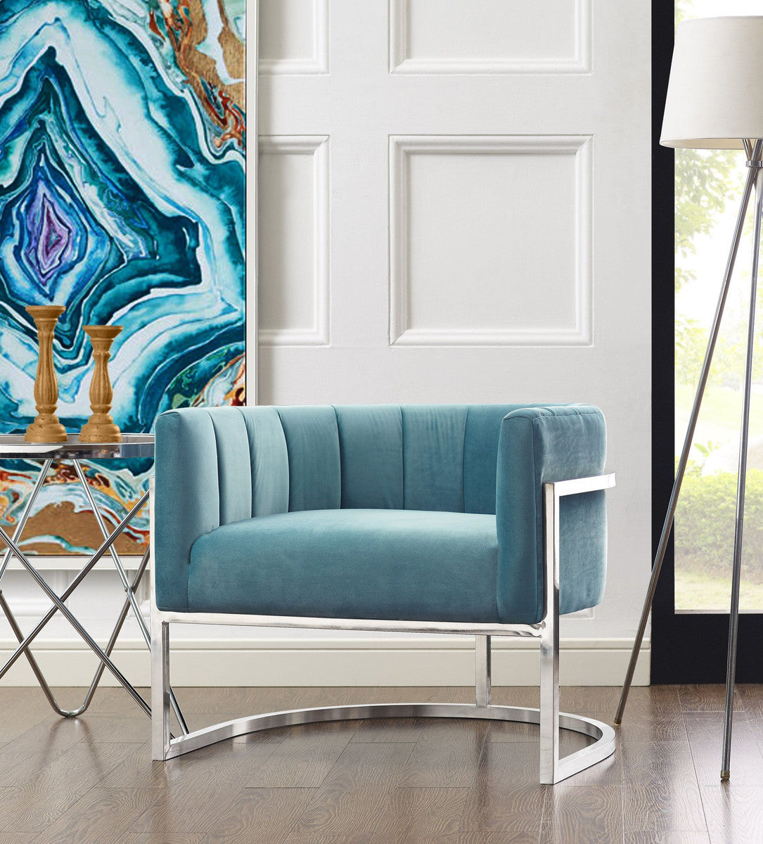 Magnolia Velvet Chair