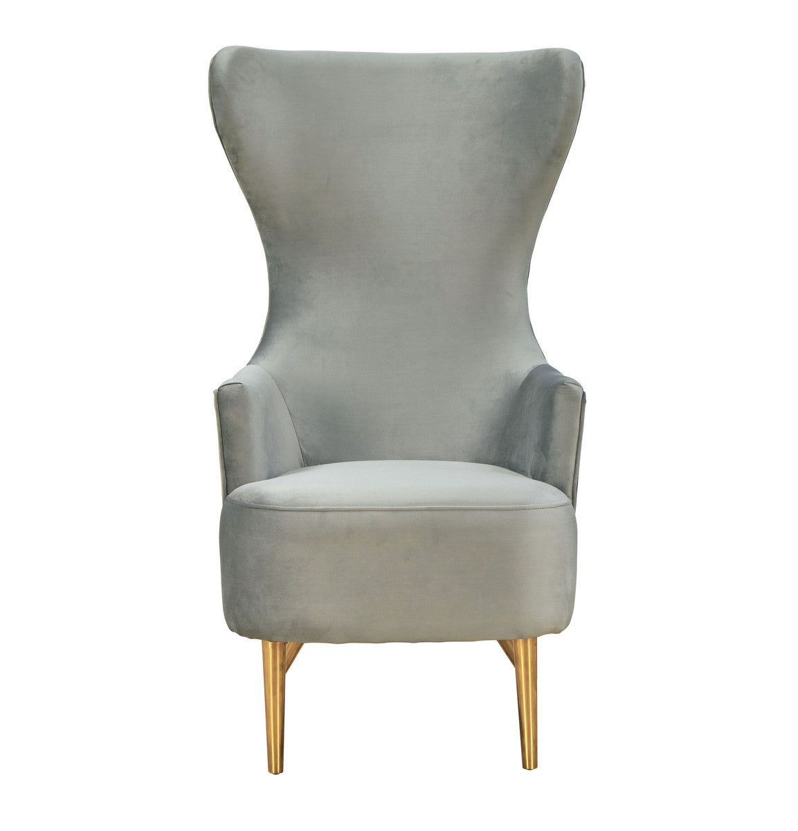 Julia Grey Wingback Chair By Inspire Me! Home Decor