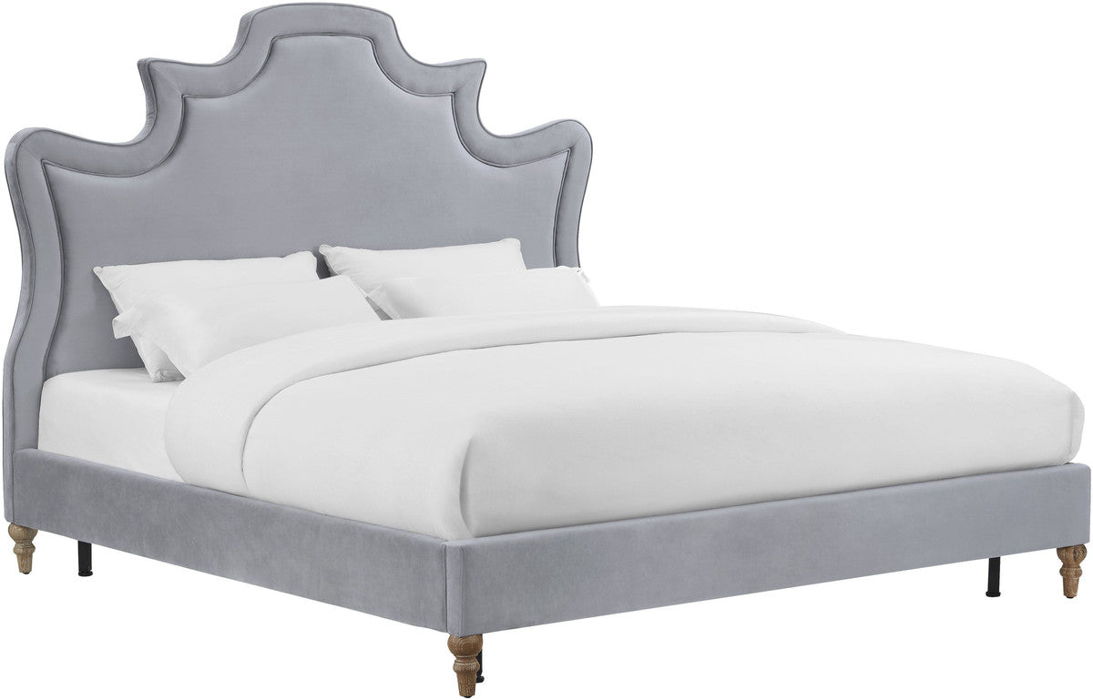 Serenity Velvet Bed in Queen