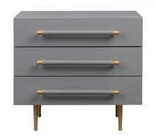 Load image into Gallery viewer, Trident Grey Nightstand