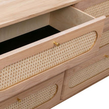 Load image into Gallery viewer, Carmen Cane 6 Drawer Dresser