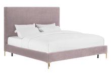 Load image into Gallery viewer, Delilah Textured Velvet Bed in King